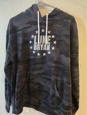 Luke Bryan Black Camo Hoodie Men's Size XL